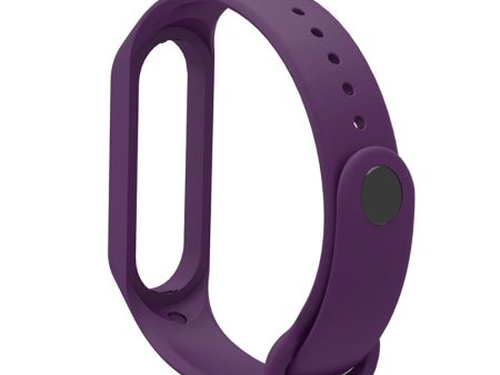 Xiaomi Mi Band 7 silicone watch strap - Purple Fashion