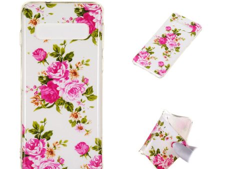 Samsung Galaxy S10 luminous glow pattern soft case - Vivid Flowers Online now