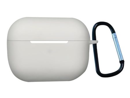 1.3mm AirPods Pro 2 silicone case with buckle - White Online Hot Sale