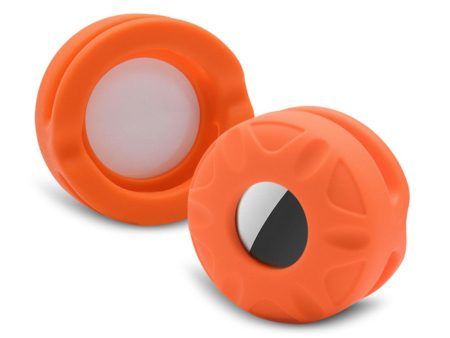 AirTags pet tracker silicone cover - Orange   Size: S Fashion