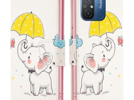 Wonderland Xiaomi Redmi 12C flip case - Umbrella and Elephant For Sale