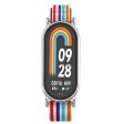 Xiaomi Smart Band 8 nylon strap with silver connector - Colorful For Sale