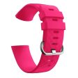 Fitbit Charge 4   3 diamond pattern watch band - Rose Size: L Hot on Sale