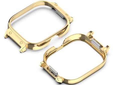 Xiaomi Redmi Watch 4 Case Drop-Resistant Metal Watch Cover, 20mm - Gold For Sale