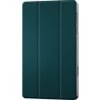 Tri-fold Leather Stand Case for Lenovo Legion Y700 - Green Online now