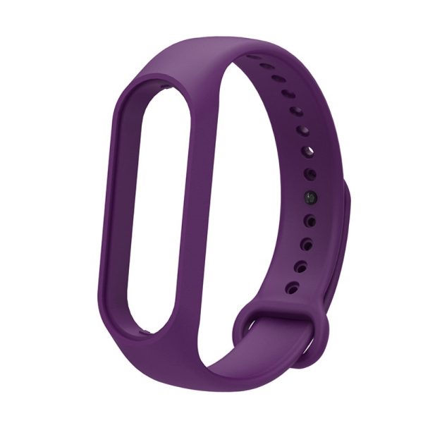 Xiaomi Mi Band 7 silicone watch strap - Purple Fashion