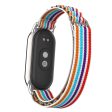 Xiaomi Smart Band 8 nylon strap with silver connector - Colorful For Sale