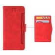 Modern-styled leather wallet case for Sony Xperia 10 V - Red on Sale