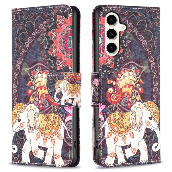 Wonderland Samsung Galaxy S23 FE flip case - Flower and Elephant on Sale