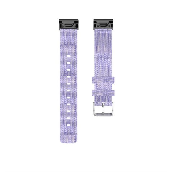 20mm canvas watch strap for Garmin watch with tool - Purple Online Hot Sale