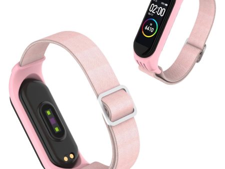 Xiaomi Mi Smart Band 6   5 nylon watch band - Light Pink Online now