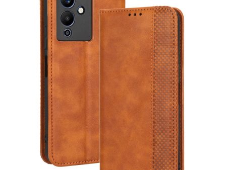 Bofink Vintage Infinix Note 12 5G   12 Pro 5G leather case - Brown For Cheap