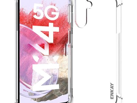 ENKAY clear drop-proof case for Samsung Galaxy M34 Fashion