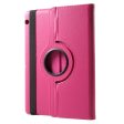 Huawei MediaPad T3 10 litchi grain rotary PU leather flip case - Rose Online now