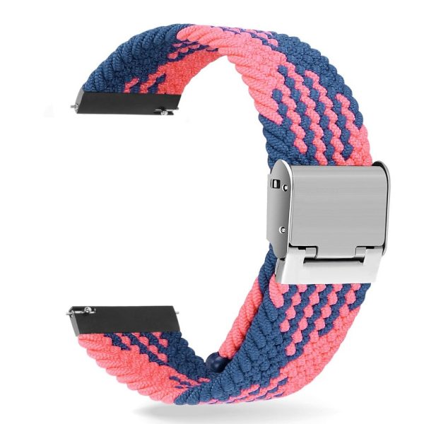 20mm Universal elastic nylon watch strap - Blue   Pink Discount