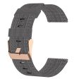 19mm nylon watch strap for Haylou   Noise   Willful watch - Dark Grey Cheap