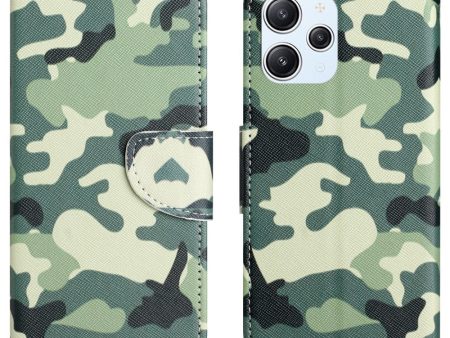 Wonderland Xiaomi Redmi 12 flip case - Camouflage For Cheap