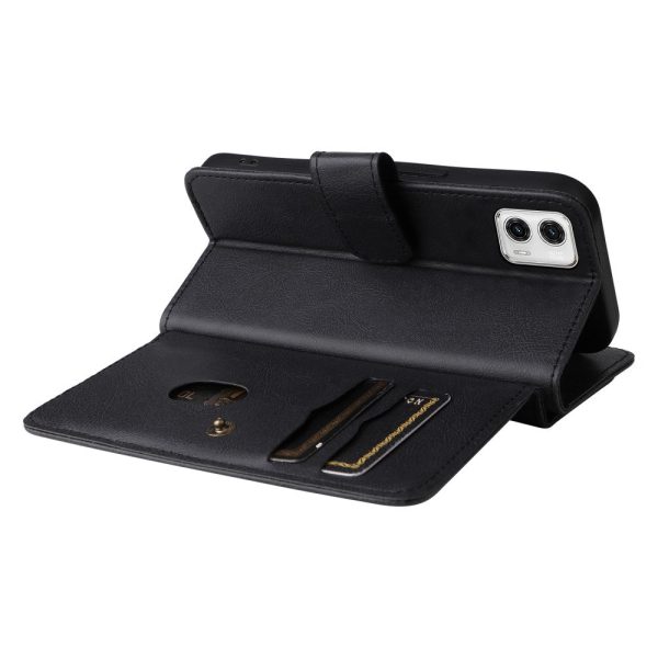 10-slot wallet case for Motorola Moto G73 - Black Discount