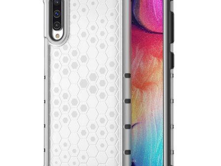 Bofink Honeycomb Samsung Galaxy A50 case - White Fashion