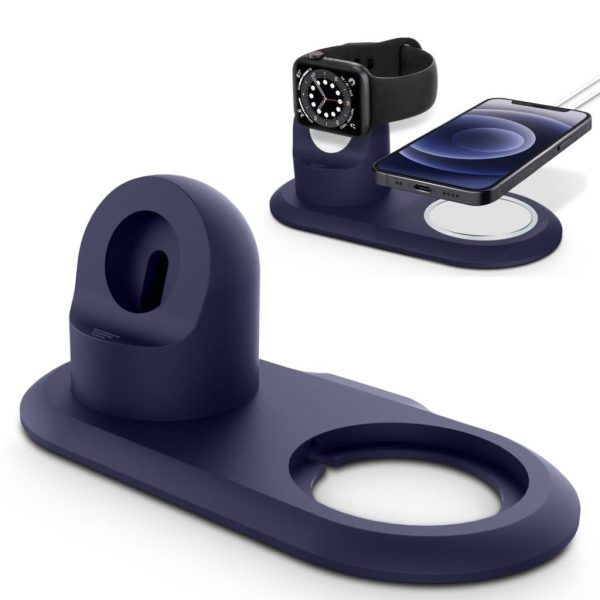 MagSafe Charger silicone charging dock station - Navy Blue Online