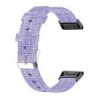 20mm canvas watch strap for Garmin watch with tool - Purple Online Hot Sale