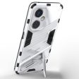 Shockproof hybrid cover with a modern touch for OnePlus Nord CE 3 Lite - White For Sale