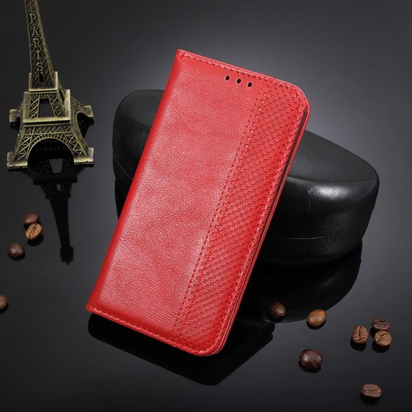 Bofink Vintage Google Pixel 8 leather case - Red For Discount