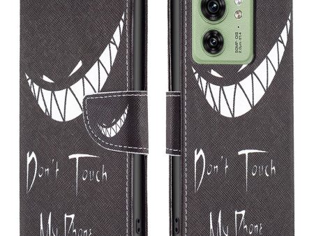 Wonderland Motorola Edge 40 flip case - Don t Touch My Phone Discount