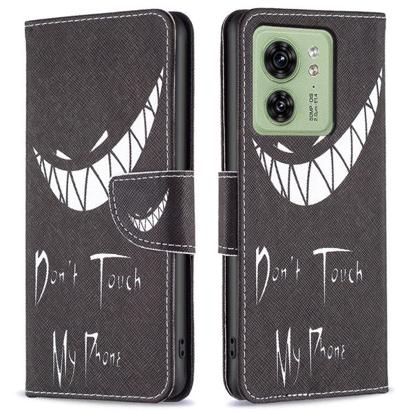 Wonderland Motorola Edge 40 flip case - Don t Touch My Phone Discount