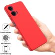 Matte liquid silicone Motorola Moto G04   Motorola Moto G24 cover - Red Sale