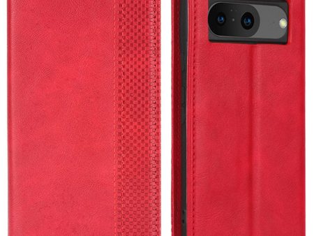 Bofink Vintage Google Pixel 8 leather case - Red For Discount