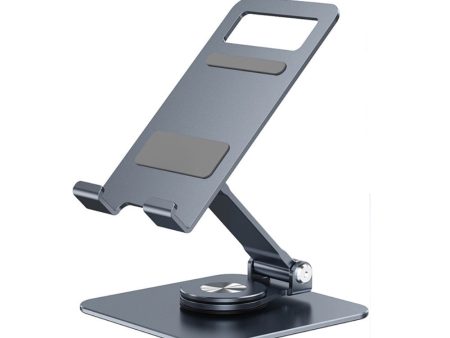 Universal rotatable double folding phone and tablet stand - Dark Grey Hot on Sale