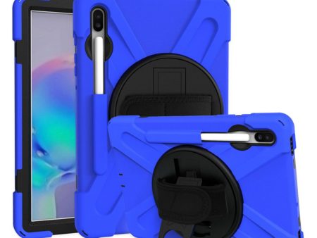 Samsung Galaxy Tab S6 X-Shape combo case - Blue For Sale