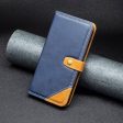 BINFEN two-color leather case for iPhone Xr - Blue Online