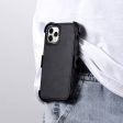 Belt clip phone case for iPhone 15 Pro Max - All Black Supply