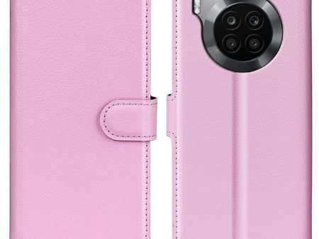 Classic Honor 50 Lite   Huawei Nova 8i flip case - Pink Online Hot Sale