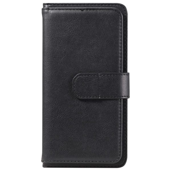 10-slot wallet case for Motorola Moto G73 - Black Discount