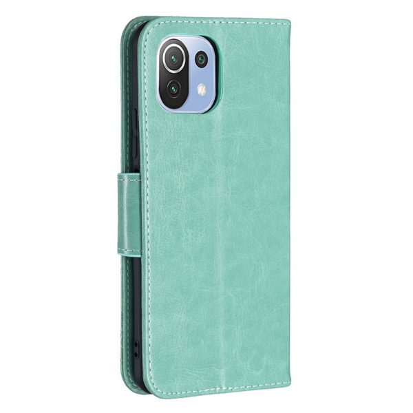 Butterfly Xiaomi 11 Lite 5G NE   Mi 11 Lite 5G   11 Lite flip case - Green Online now