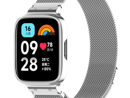 Xiaomi Redmi Watch 3 Active   Lite 3 milanese stainless steel strap - Silver For Sale