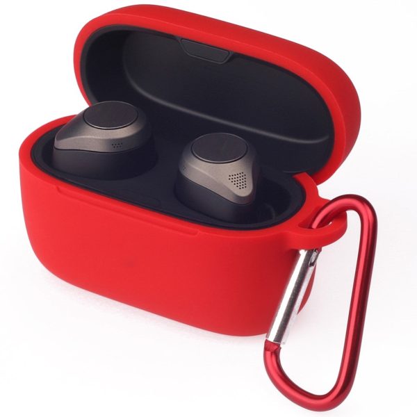 Jabra Elite 85T silicone case with buckle - Red Online