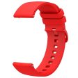 20mm Universal simple silicone watch strap - Red For Discount