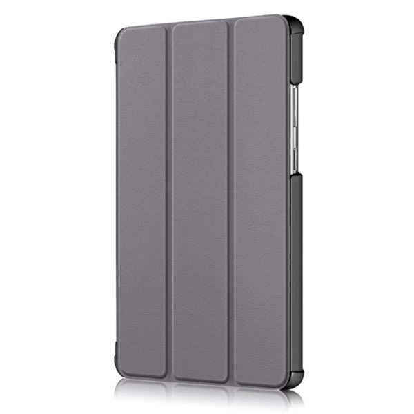 Lenovo Tab M8 litchi leather flip case - Grey Supply