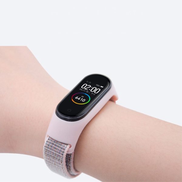 Xiaomi Mi Band 7   6   5 nylon watch strap - Lime Online now