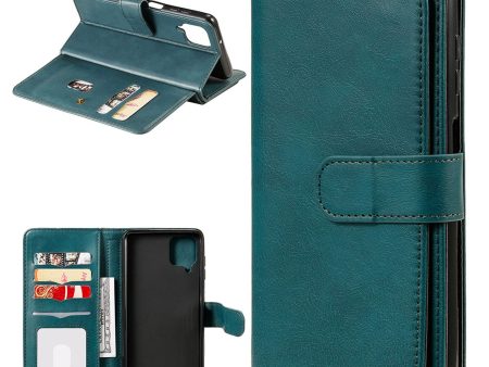 10-slot wallet case for Samsung Galaxy A12 5G - Green Supply