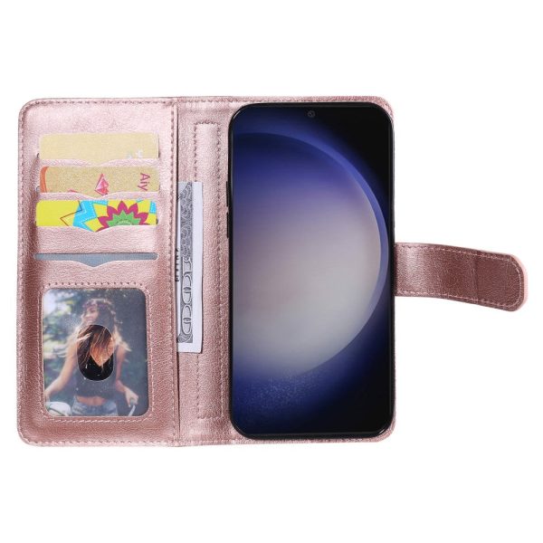 10-slot Samsung Galaxy S24 wallet case - Pink on Sale