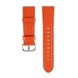 20mm Universal solid color leather watch strap - Yellow Fashion