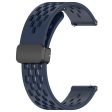 20mm silicone strap for Samsung Galaxy Watch 6   5   4 - Midnight Blue Supply