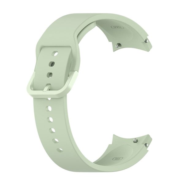 20mm silicone watch strap with color buckle for Samsung Watch - Light Green Online Sale