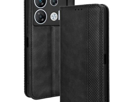 Bofink Vintage Infinix GT 10 Pro leather case - Black Hot on Sale