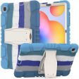 Samsung Galaxy Tab S6 Lite silicone cover with kickstand - Colorful Blue Online